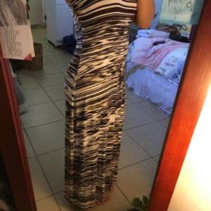 Calvin Klein Jersey Knit Maxi Dress